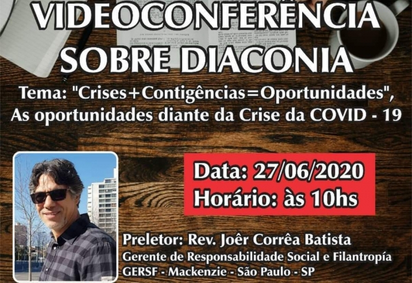 Fotos da Videoconferência sobre Diaconia